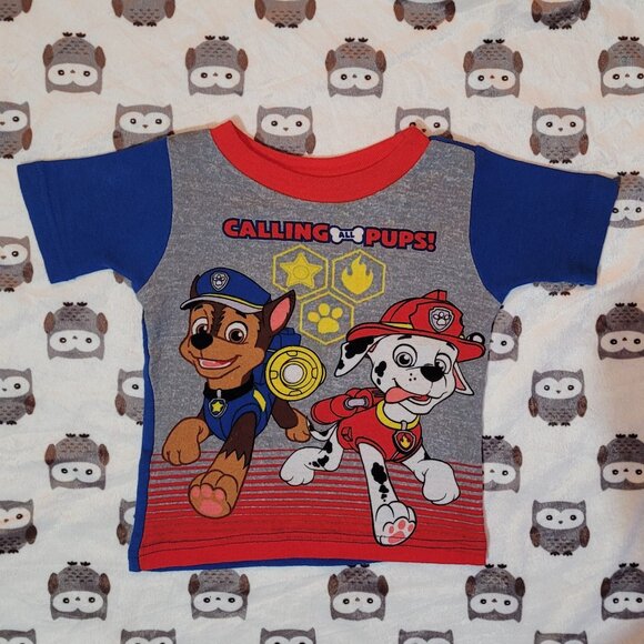 ❄️ 18m | Paw Patrol | 2PC Set - Short Sleeved Shirt & Pants - Picture 2 of 6